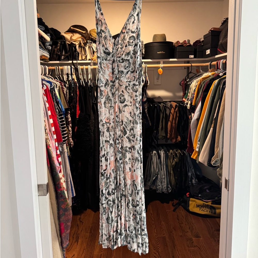 Elegant Floral Maxi Dress